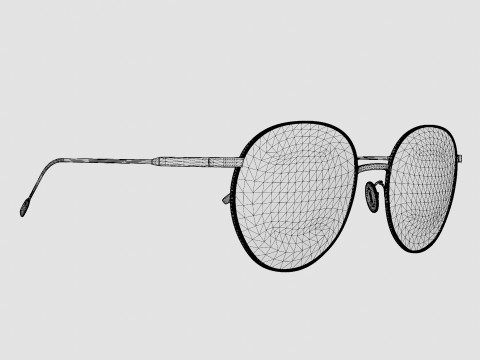 Bottega Veneta - BV0214O 003 Glasses 3Dモデル