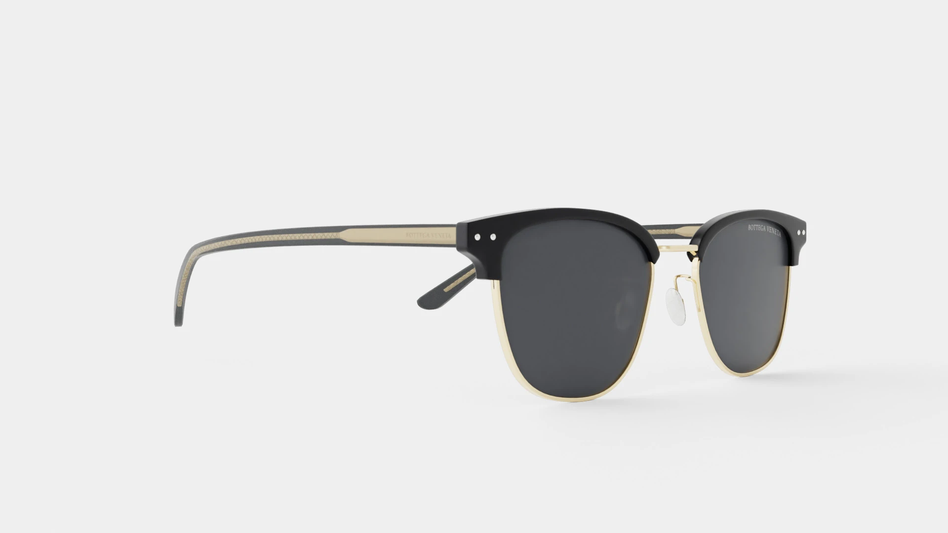 Bottega Veneta - BV0217SK 001 Sunglasses 3D Model .c4d .max .obj .3ds .fbx .stl .blend 