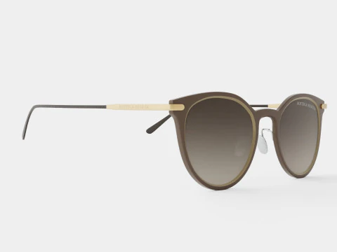 Bottega Veneta - BV0222SK 002 Sunglasses 3D Model