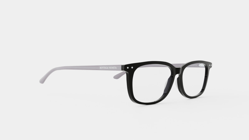 Bottega Veneta - BV0230O 001 Glasses 3D Model .c4d .max .obj .3ds .fbx .stl .blend