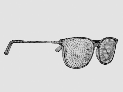 Bottega Veneta - BV0232O 004 Glasses 3D 모델