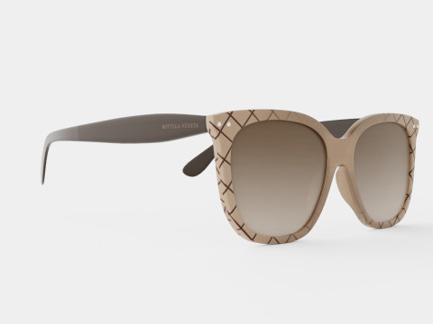 Bottega Veneta - BV0252SA 002 Sunglasses 3D Model