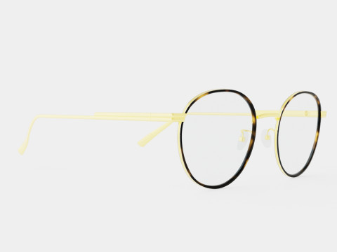 Bottega Veneta - BV1017O 003 Glasses 3Dモデル