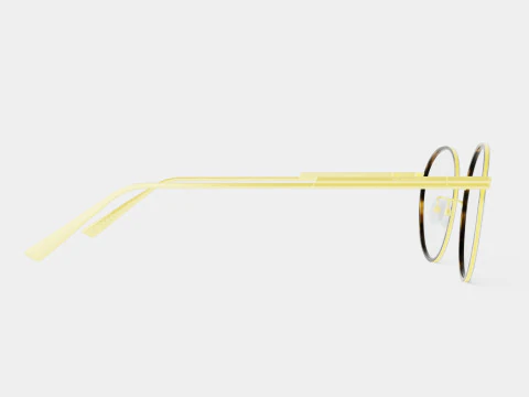 Bottega Veneta - BV1017O 003 Glasses 3D Model