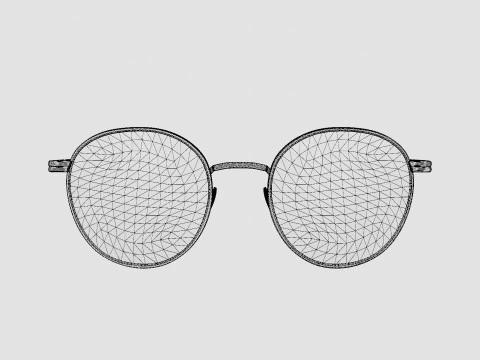 Bottega Veneta - BV1017O 003 Glasses 3D Model