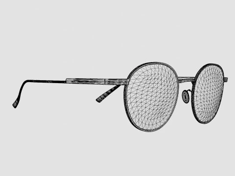 Bottega Veneta - BV1017O 003 Glasses 3D Model