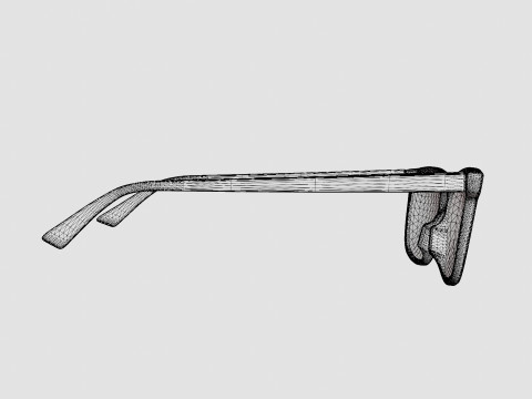 Bottega Veneta - BV1024O 004 Glasses 3D Model