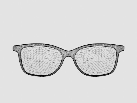 Bottega Veneta - BV1028OA 001 Glasses Modelo 3D