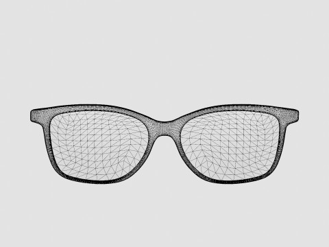 Bottega Veneta - BV1028OA 002 Glasses 3D Model