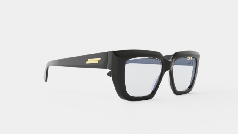Bottega Veneta - BV1032O 001 Glasses Modèle 3D .c4d .max .obj .3ds .fbx .stl .blend