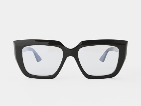 Bottega Veneta - BV1032O 001 Glasses Modèle 3D