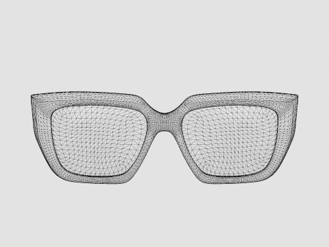 Bottega Veneta - BV1032O 001 Glasses Modèle 3D