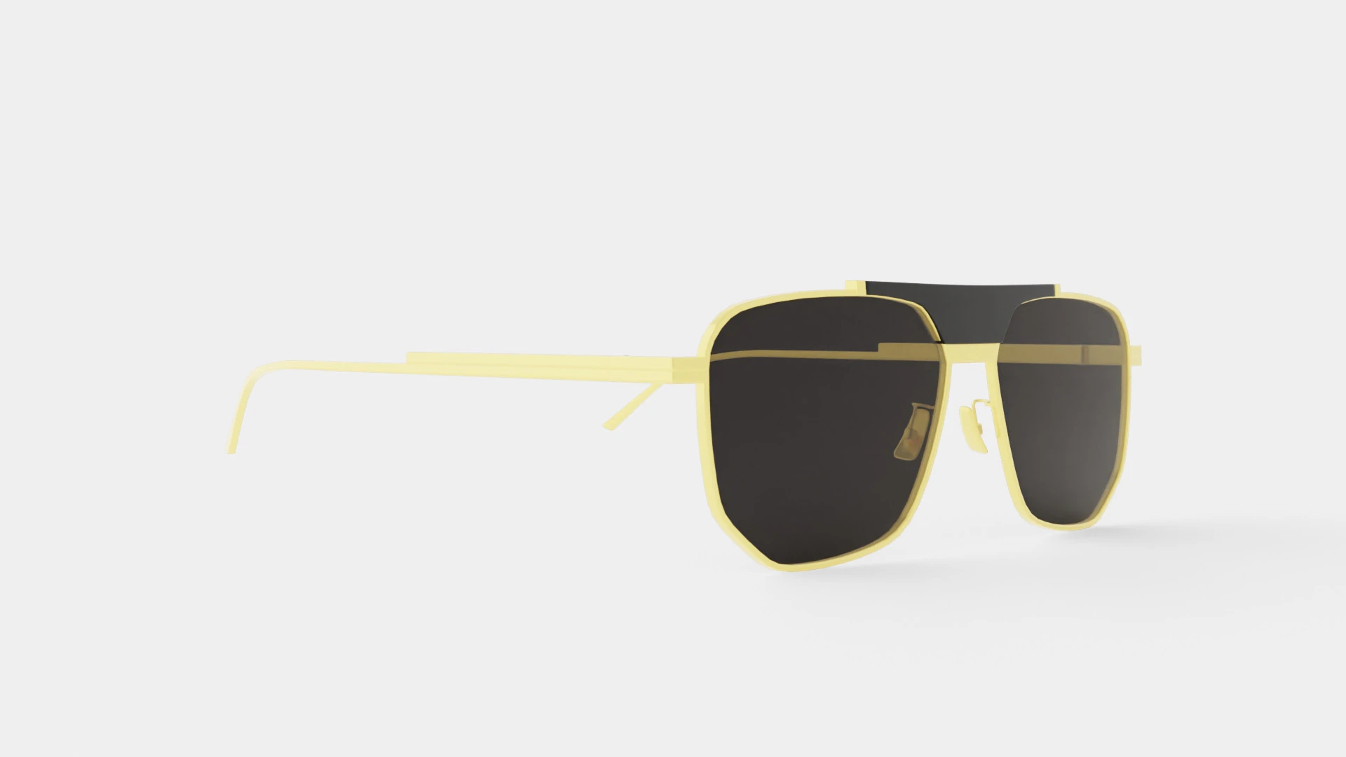 Bottega Veneta - BV1036S 004 Sunglasses 3D Model .c4d .max .obj .3ds .fbx .stl .blend 