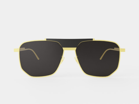 Bottega Veneta - BV1036S 004 Sunglasses Model 3D