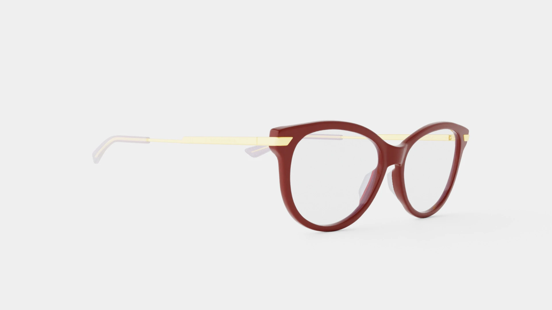 Bottega Veneta - BV1039O 004 Glasses 3D Model .c4d .max .obj .3ds .fbx .stl .blend 