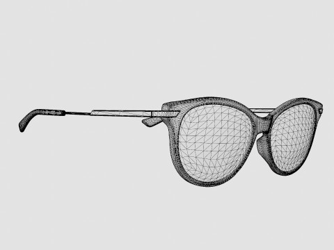 Bottega Veneta - BV1039O 004 Glasses 3D Model