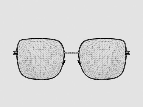 Bottega Veneta - BV1049O 001 Glasses 3D 模型