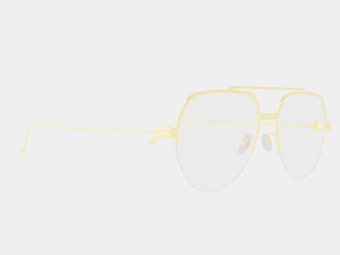 Bottega Veneta - BV1050O 001 Glasses 3D-Modell
