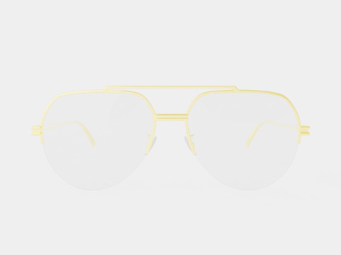 Bottega Veneta - BV1050O 001 Glasses Modelo 3D