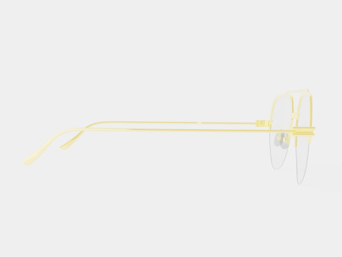 Bottega Veneta - BV1050O 001 Glasses Modelo 3D