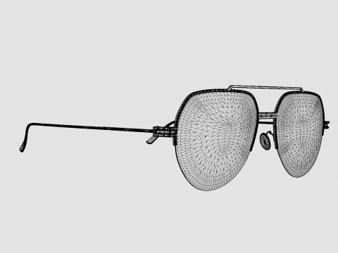 Bottega Veneta - BV1050O 001 Glasses Modelo 3D