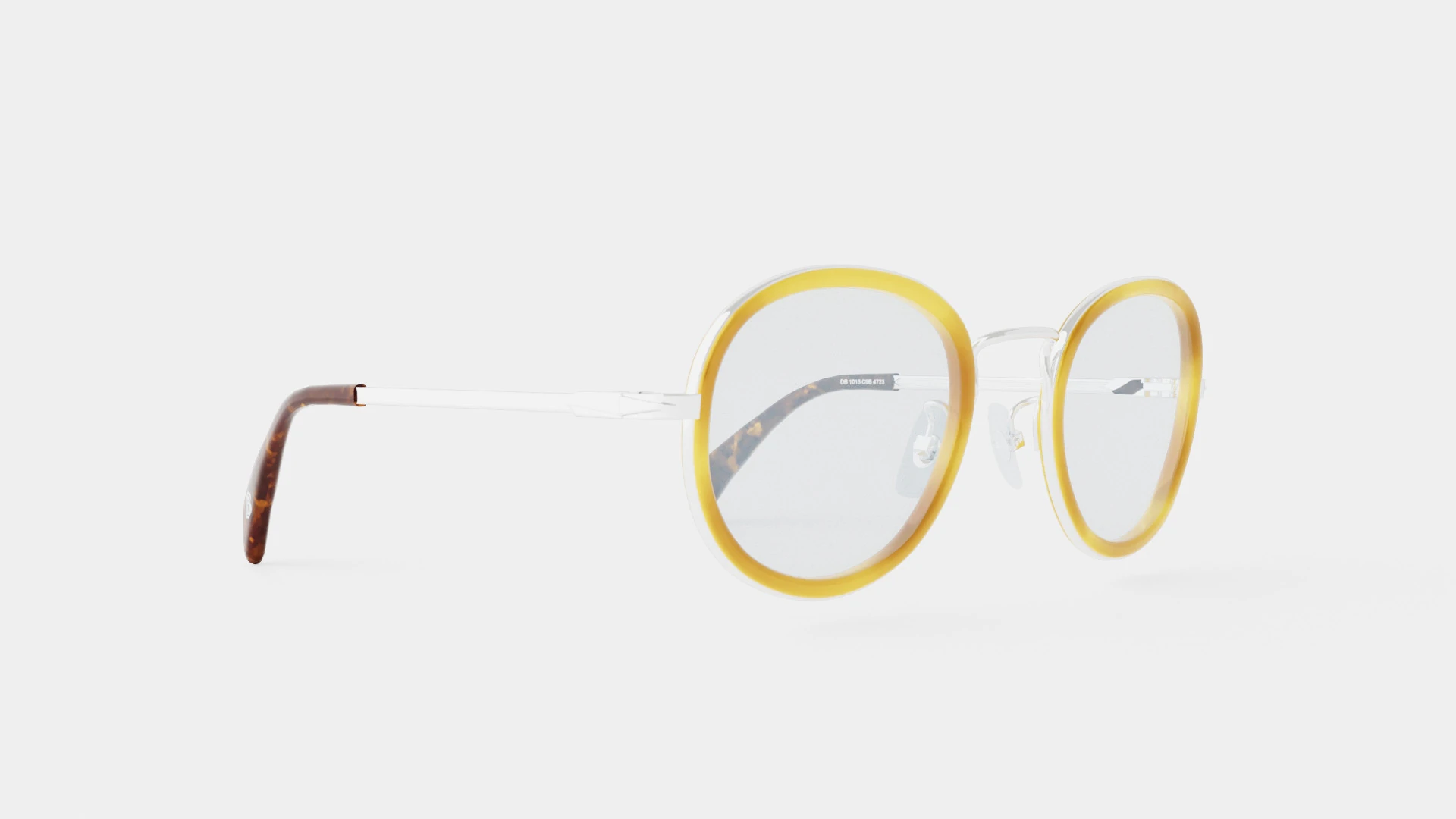 David Beckham - DB1013 C9B Glasses 3D Model .c4d .max .obj .3ds .fbx .stl .blend