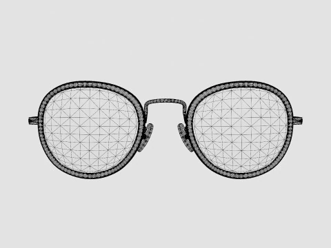 David Beckham - DB1013 C9B Glasses 3D Model