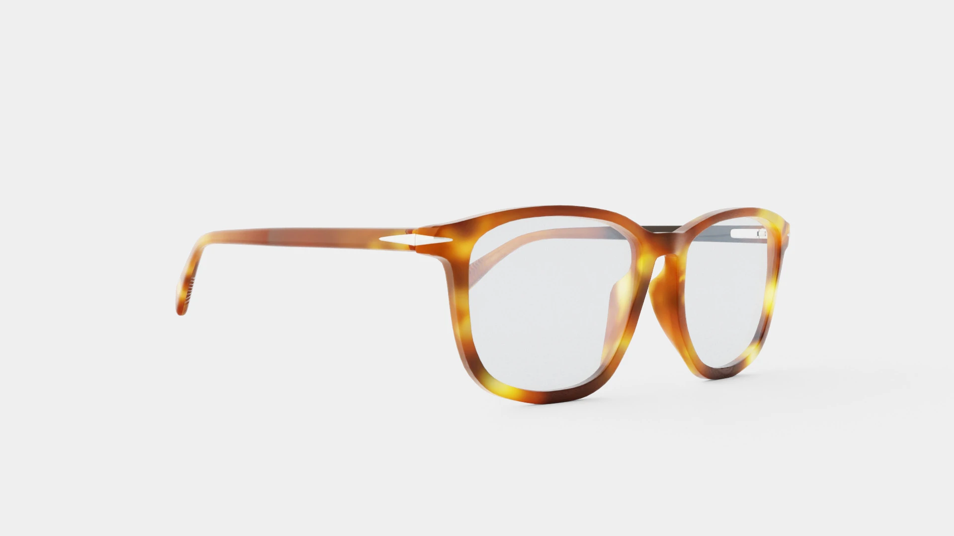 David Beckham DB1017 EX4 Glasses 3D Model .c4d .max .obj .3ds .fbx .stl .blend 