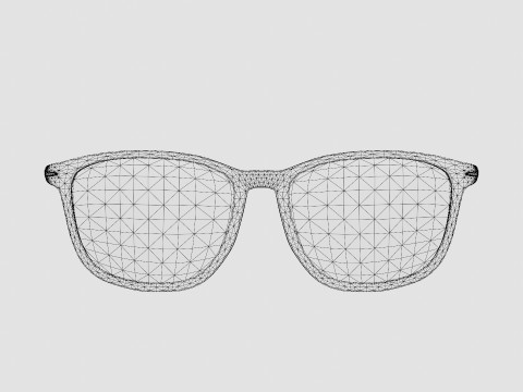 David Beckham DB1017 EX4 Glasses 3D मॉडल