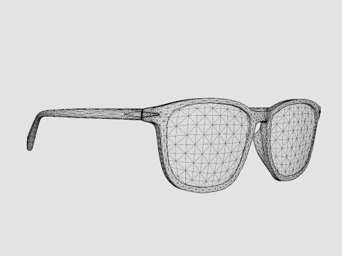 David Beckham DB1017 EX4 Glasses 3D Model