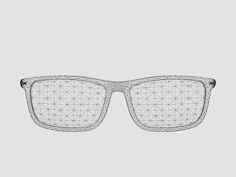 David Beckham - DB1019 WR9 Glasses 3D मॉडल