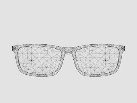 David Beckham - DB1019 WR9 Glasses 3D Model