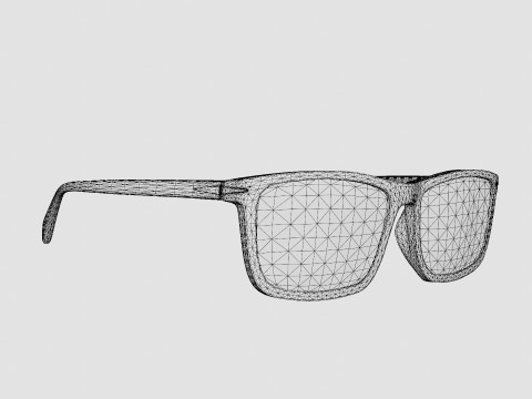 David Beckham - DB1019 WR9 Glasses 3D मॉडल