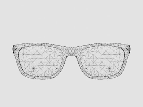 David Beckham - DB7011 0UC Glasses 3D Model