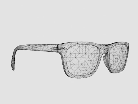 David Beckham - DB7011 0UC Glasses 3D Model
