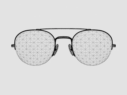 David Beckham - DB7014 J5G Sunglasses 3D Model