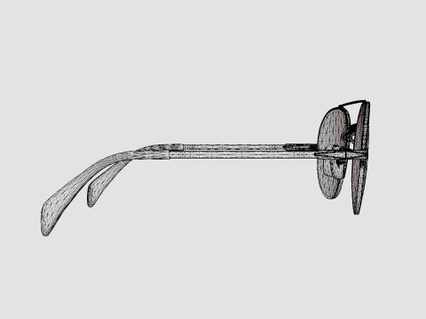 David Beckham - DB7014 J5G Sunglasses 3D Model