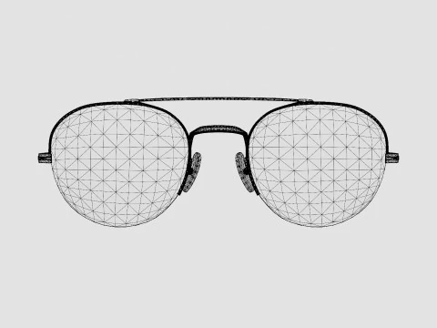 David Beckham - DB7014 KJ1 Sunglasses 3D Model