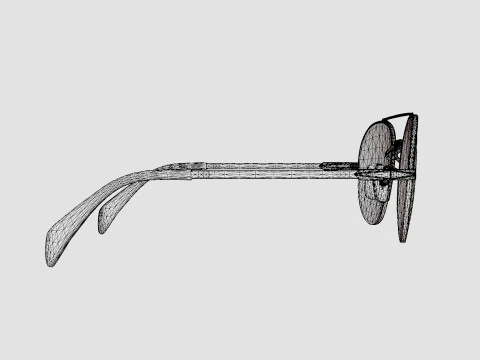 David Beckham - DB7014 KJ1 Sunglasses 3D Model