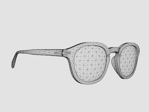 David Beckham - DB7017 807 Glasses 3D Model