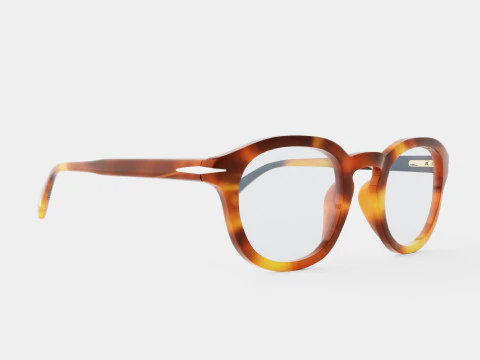 デビッド ベッカム - DB7017 EX4 メガネ 3Dモデル