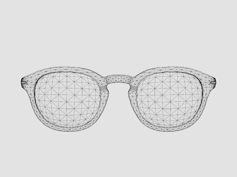 David Beckham - DB7017 EX4 Glasses 3D Model