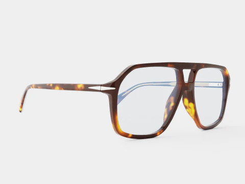 デビッド ベッカム - DB7018 086 メガネ 3Dモデル