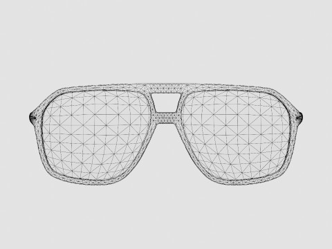 David Beckham - DB7018 086 Glasses 3D Model