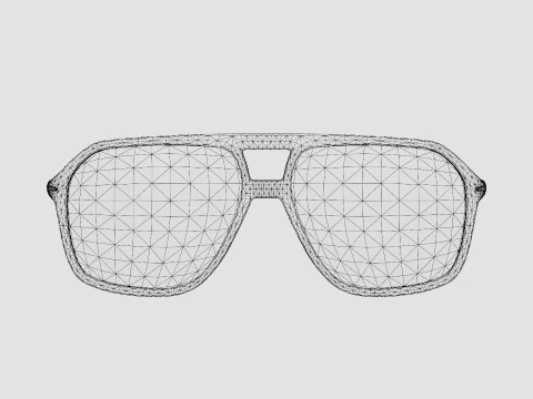 David Beckham - DB7018 086 Glasses 3D Model