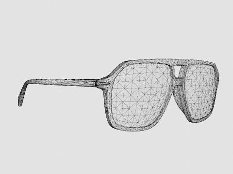 David Beckham - DB7018 086 Glasses 3D Model