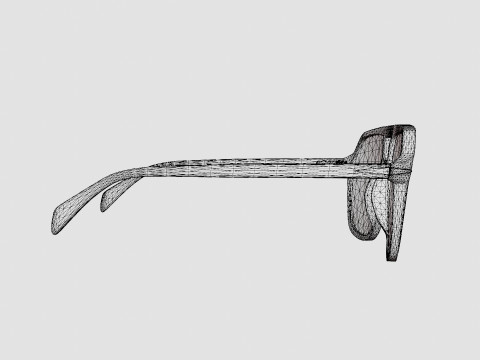 David Beckham - DB7018 086 Glasses 3D Model