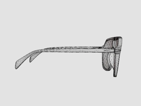 David Beckham - DB7018 086 Glasses 3D Model