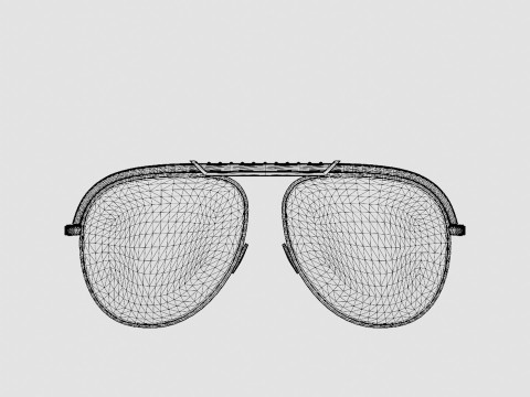 Dior - DIORDESERTIC 2IK Sunglasses 3D Модель