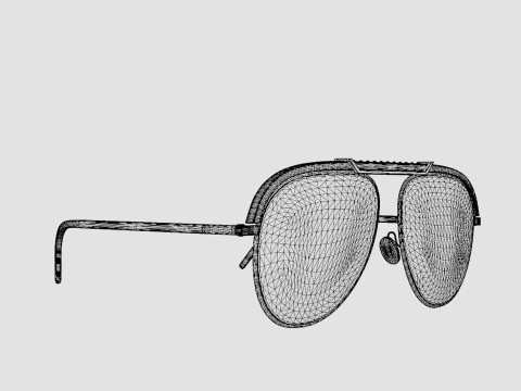 Dior - DIORDESERTIC 2IK Sunglasses 3D Модель